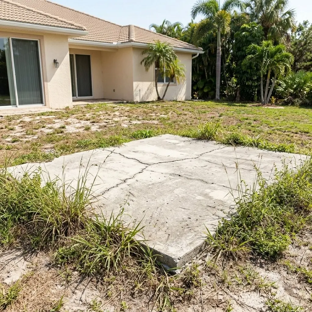 Composite vs wood decking material samples in Tampa Bay